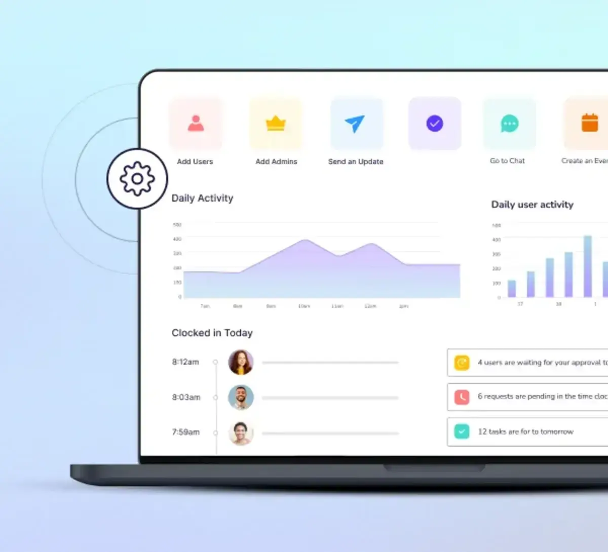 connecteam dashboard
