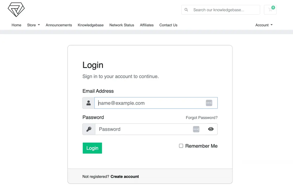 3v-hosting dashboard