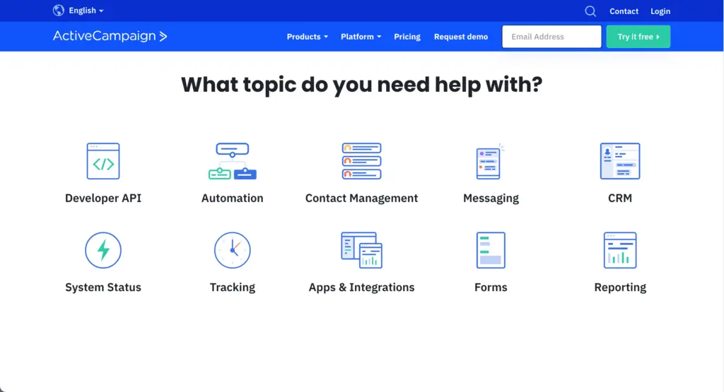 The ActiveCampaign Help Center is a rich resource for guides and tips