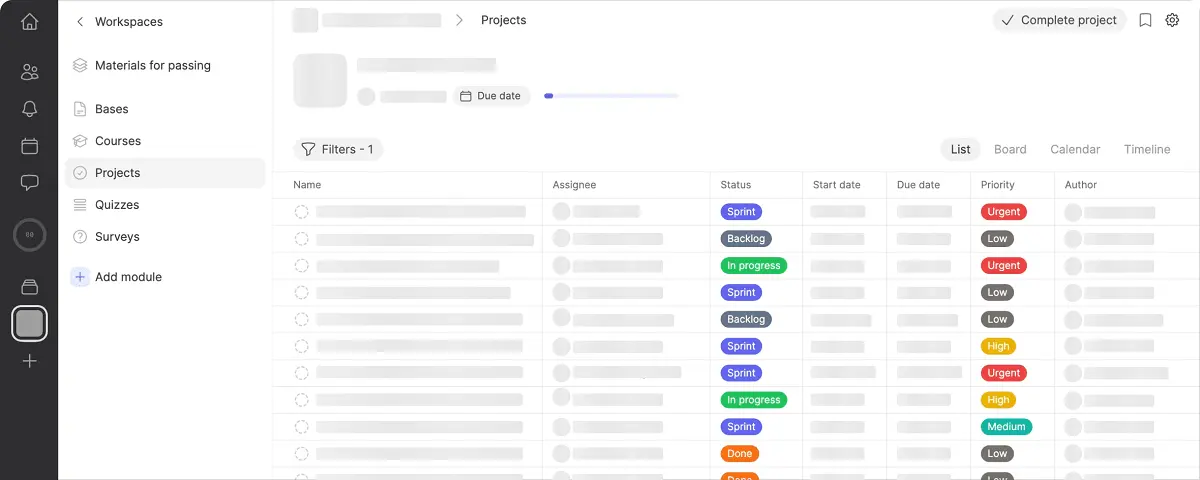 Amploo_project management