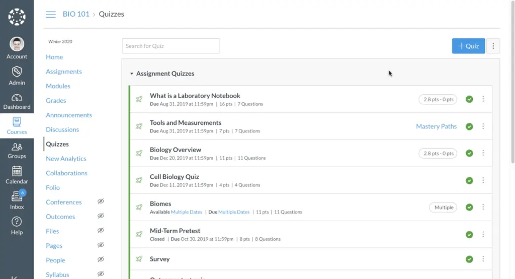 Canvas LMS dashboard user-friendly interface gets high ratings from users