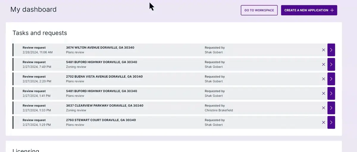 Cloudpermit UI