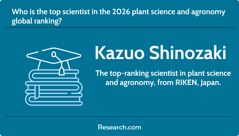 Top scientist in the 2026 plant science and agronomy global ranking