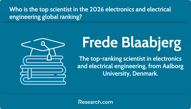 Top scientist in the 2026 global electronics and electrical engineering scientists ranking