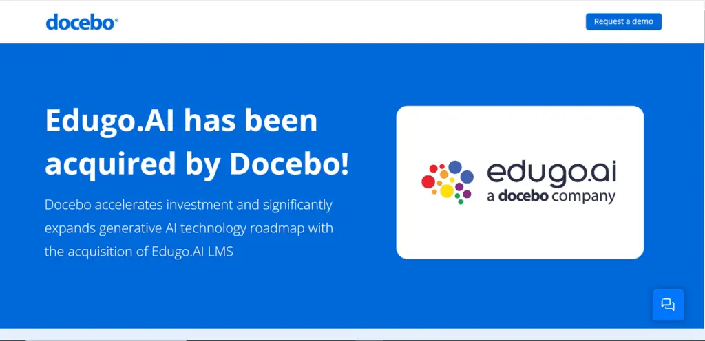 Docebo is set to break new ground in the LMS industry with its 2023 Edugo.AI acquisition.