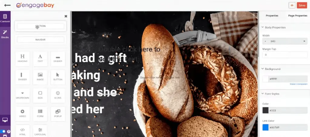 EngageBay's landing page features are easy to navigate and use, regardless of industry or technological expertise.