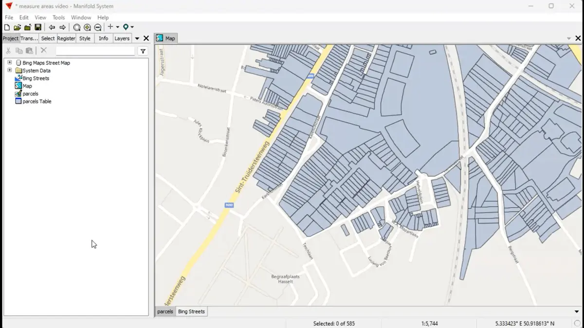 Manifold GIS UI