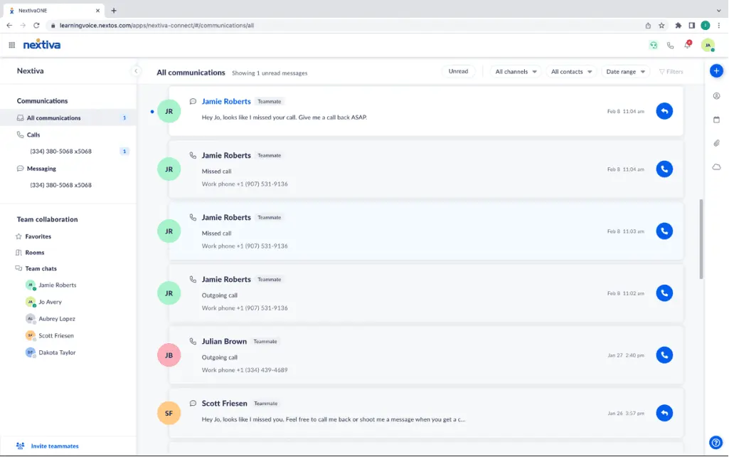 Nextiva recently updated its contact management features, allowing users to modify their contacts in bulk.