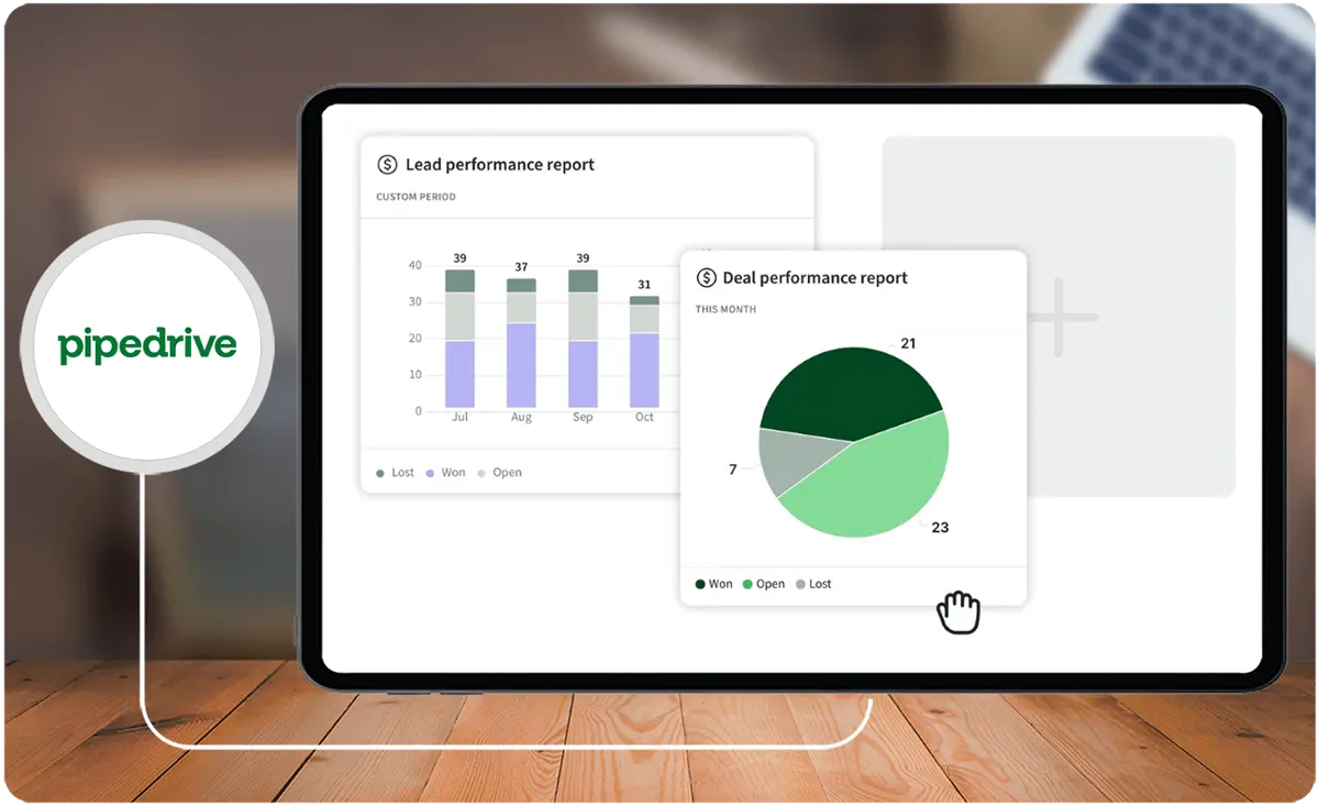 Pipedrive's tools for forecasting, goal-setting, team tracking, and advanced sales metrics support quick, well-informed decision-making.