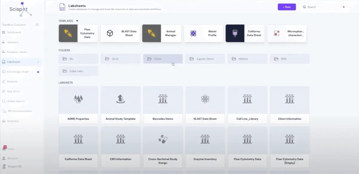 Scispot UI