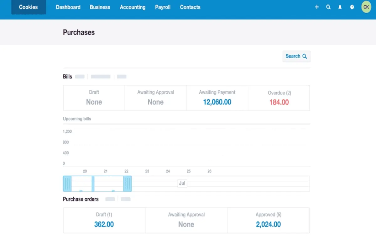 xero expense tool
