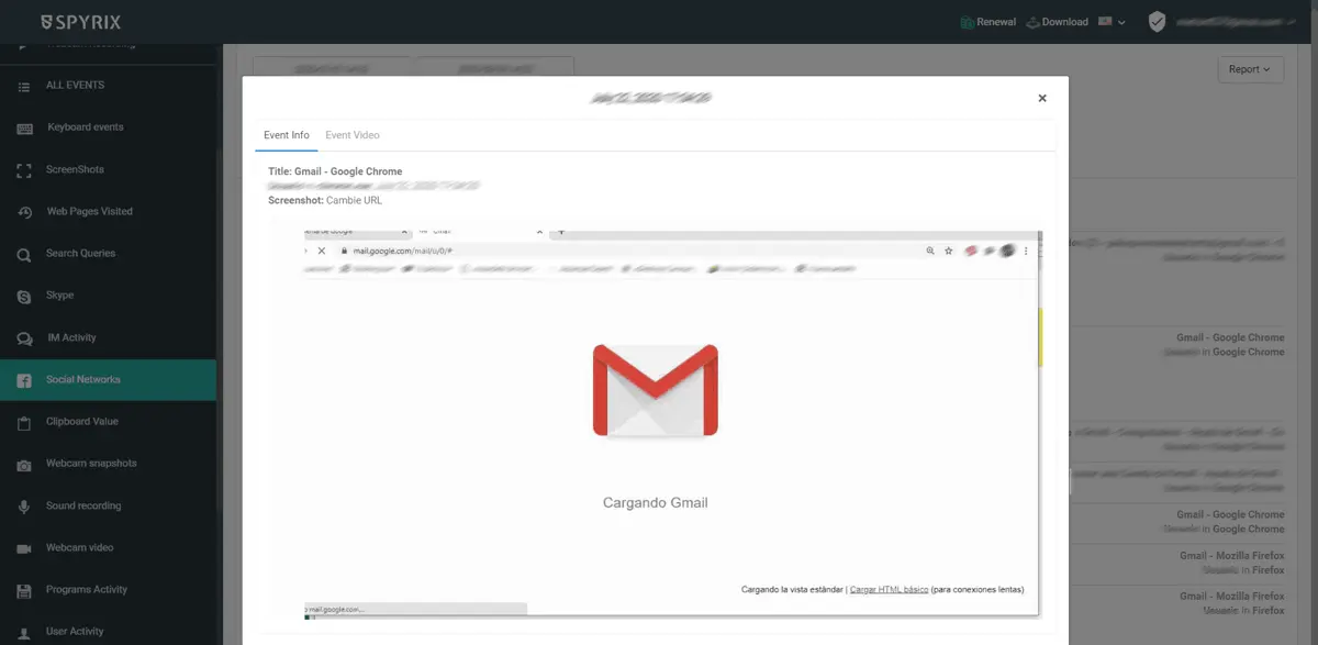 Spyrix Gmail