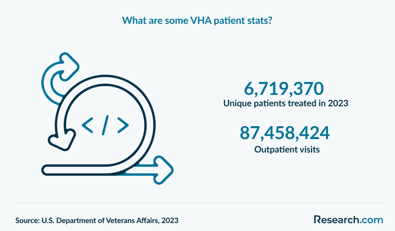 What are some VHA patient stats?