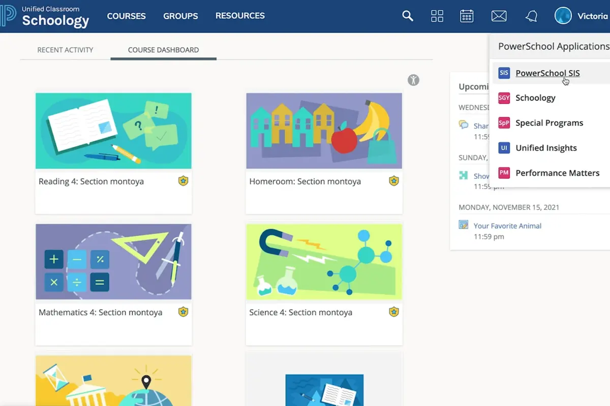 Schoology facilitates smooth communication and collaboration among teachers, students, and parents.