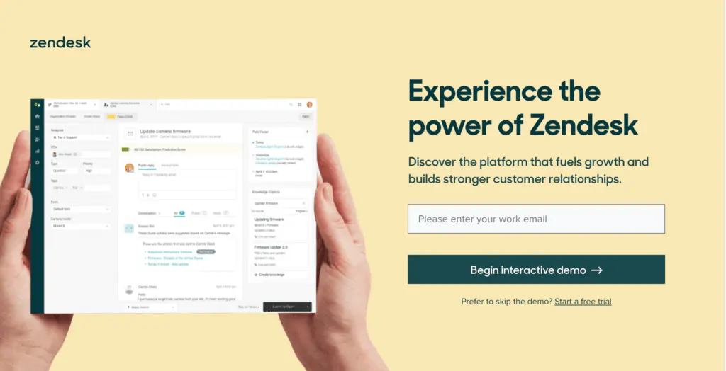 You can sign up for a Zendesk Sell product demo to explore all its features and benefits