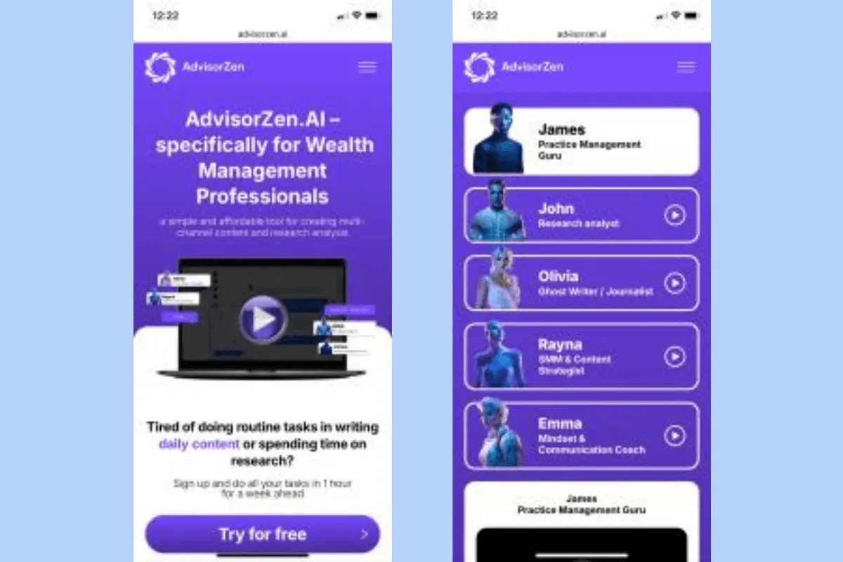 advisorzen mobile