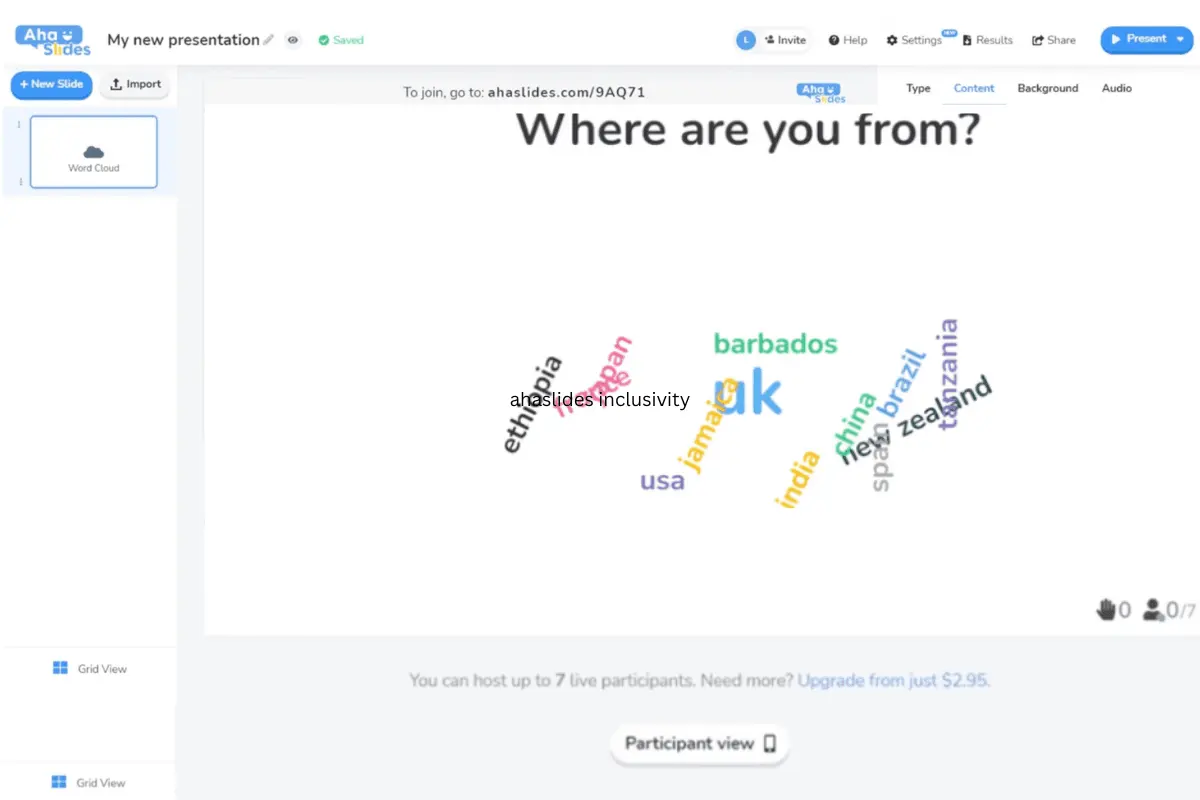 ahaslides inclusivity