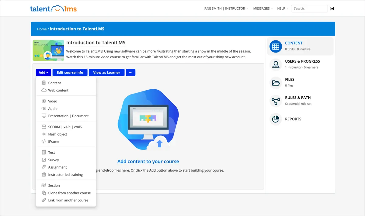 TalentLMS course creator