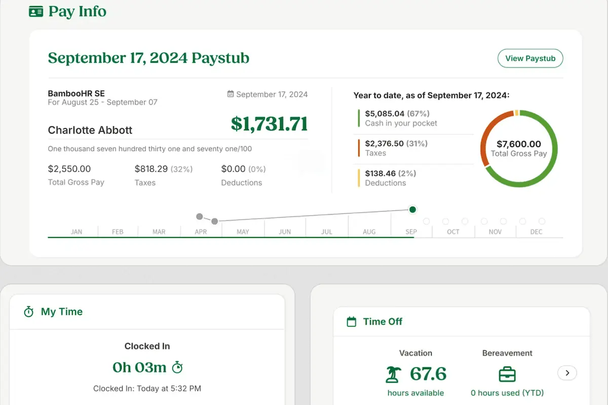 bamboohr payroll<br>