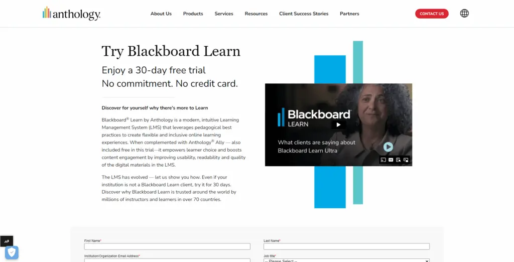 Blackboard Learn also offers a 30-day free trial so interested users can try its features.
