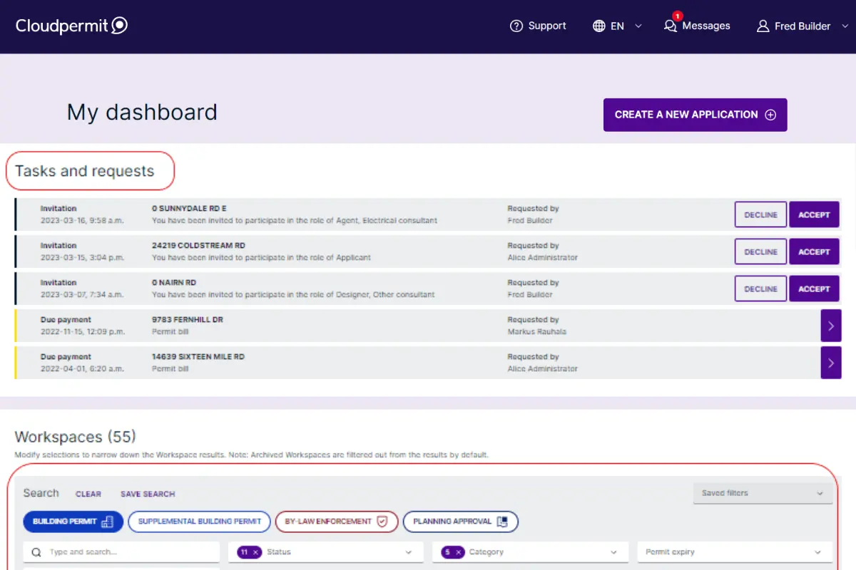cloudpermit dashboard