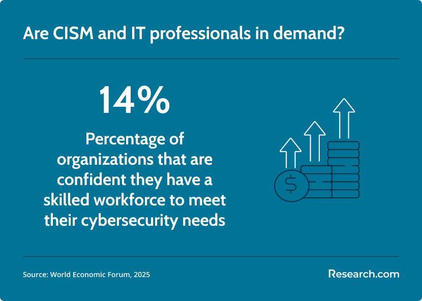 demand for CISM and IT professionals