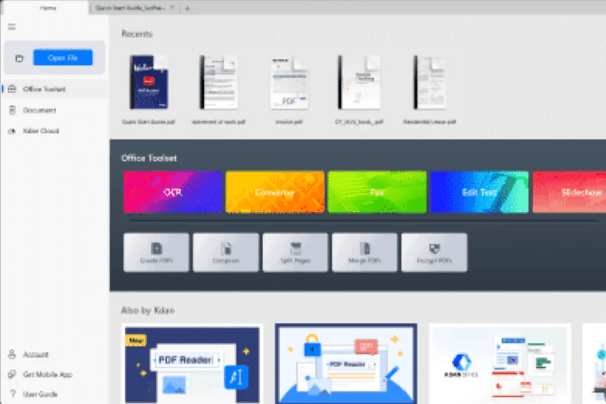 KDAN dashboard