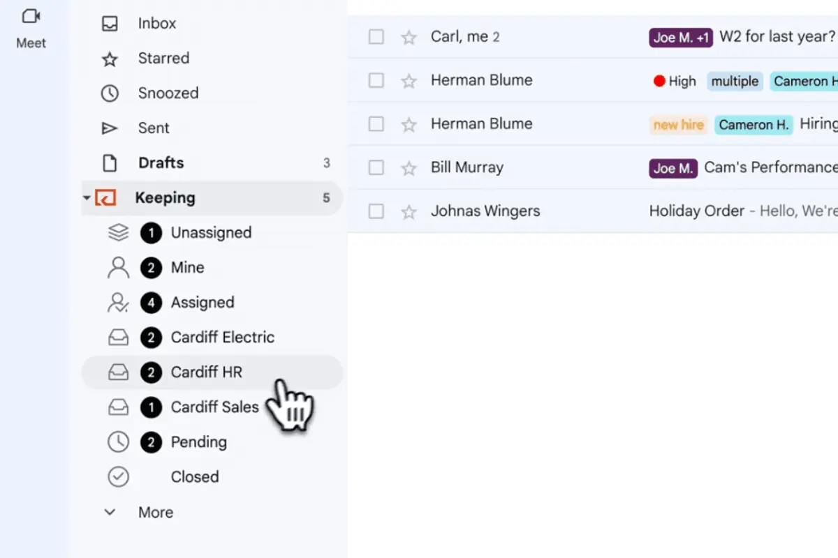 keeping dashboard