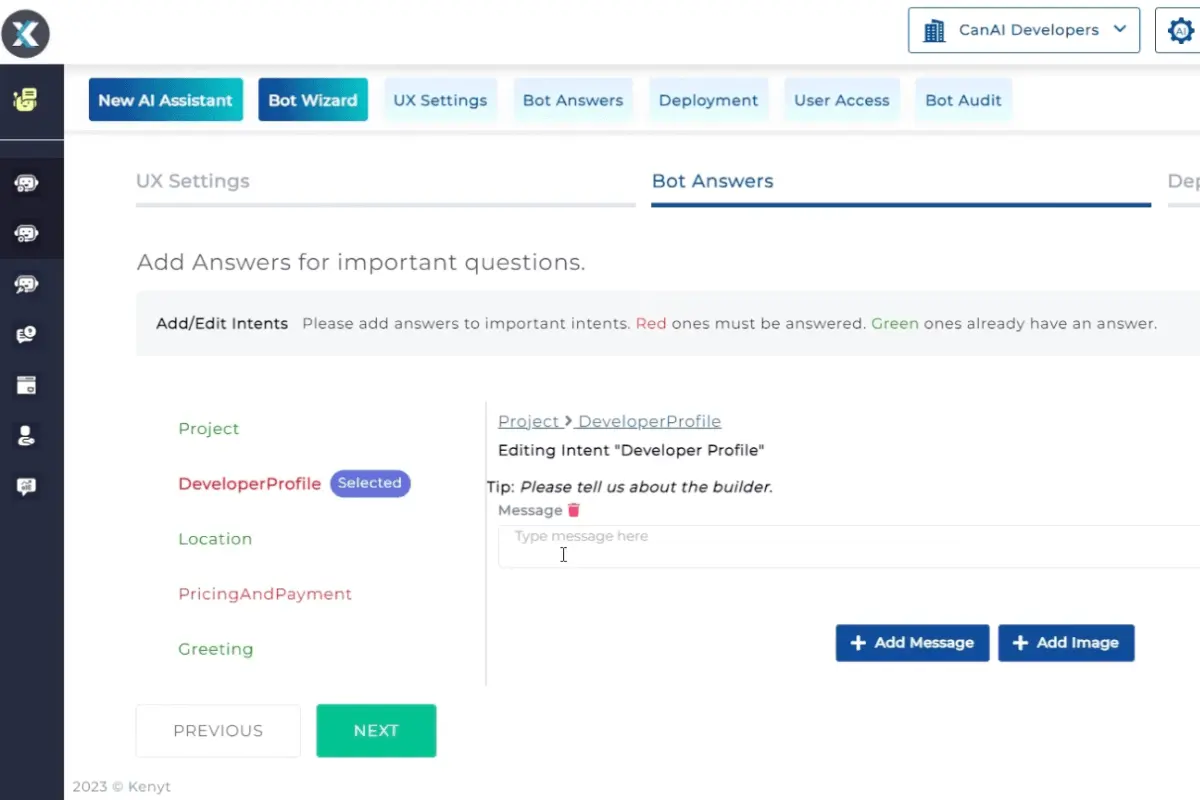 kenyt.ai chatbot