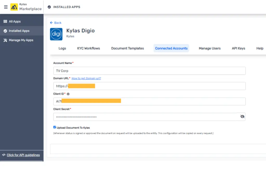 Kylas Sales CRM integrates with Digio for seamless connectivity.