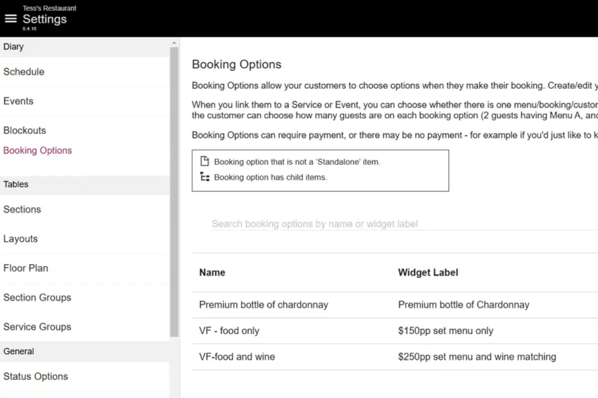 now book it versatile features