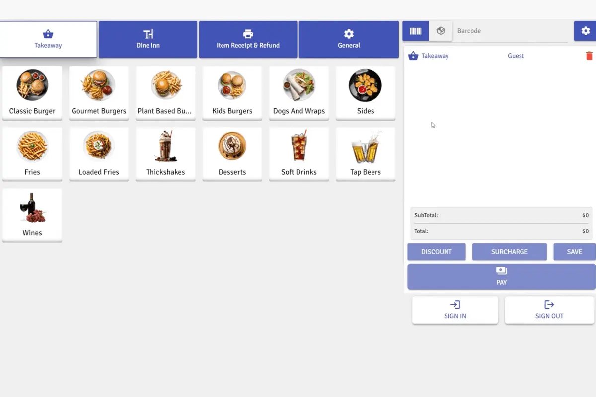 pratham restaurant pos dashboard