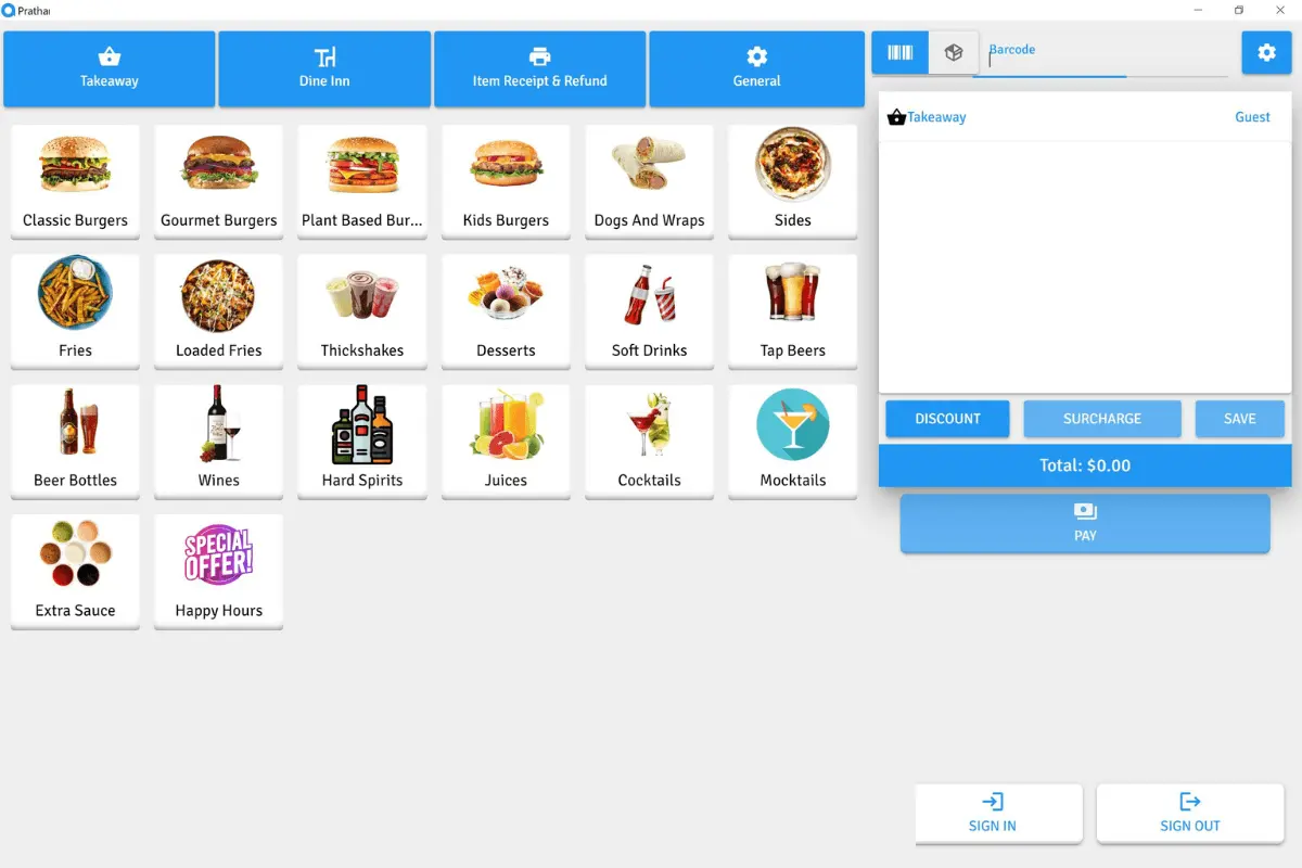 pratham restaurant pos order management