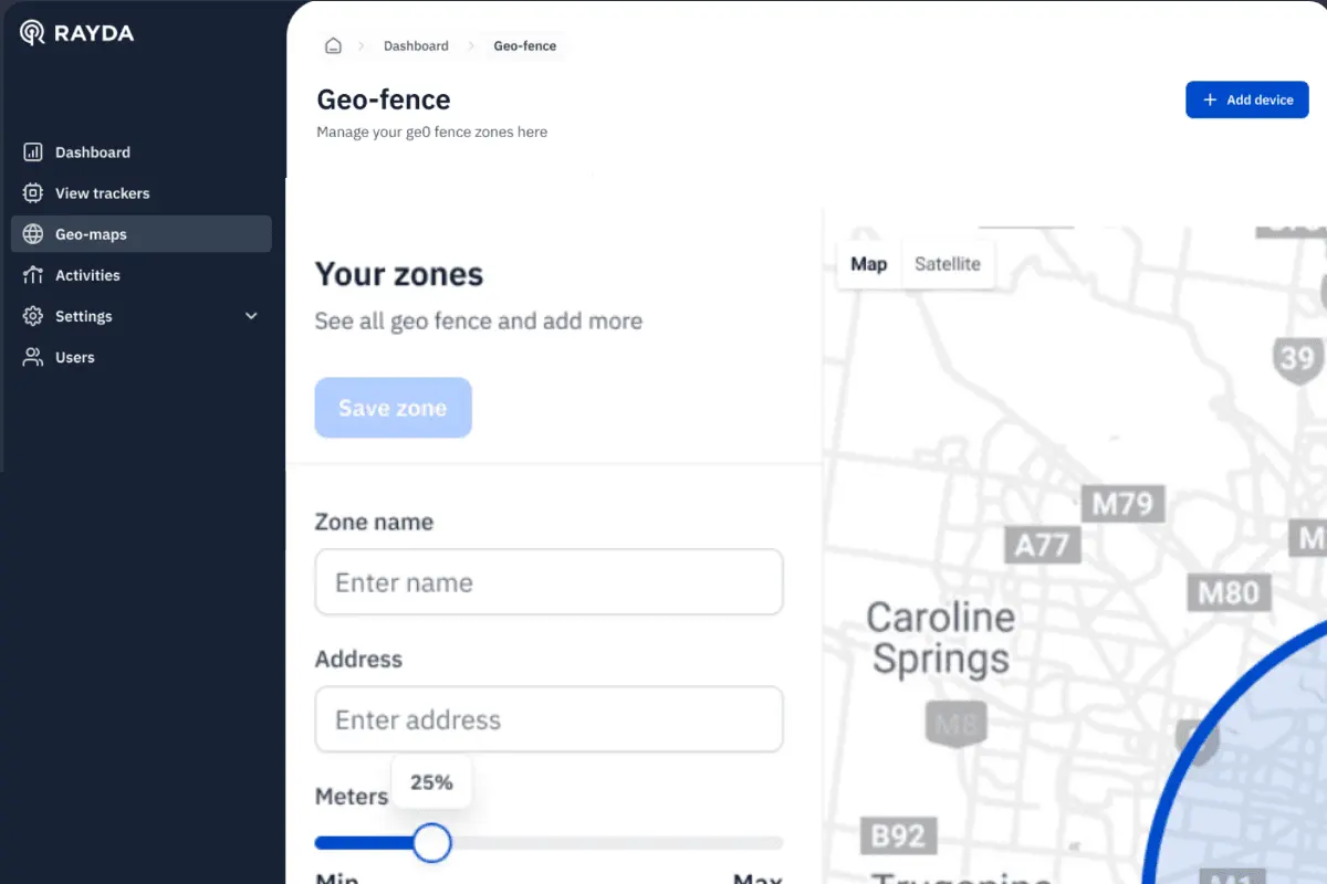 rayda geofence