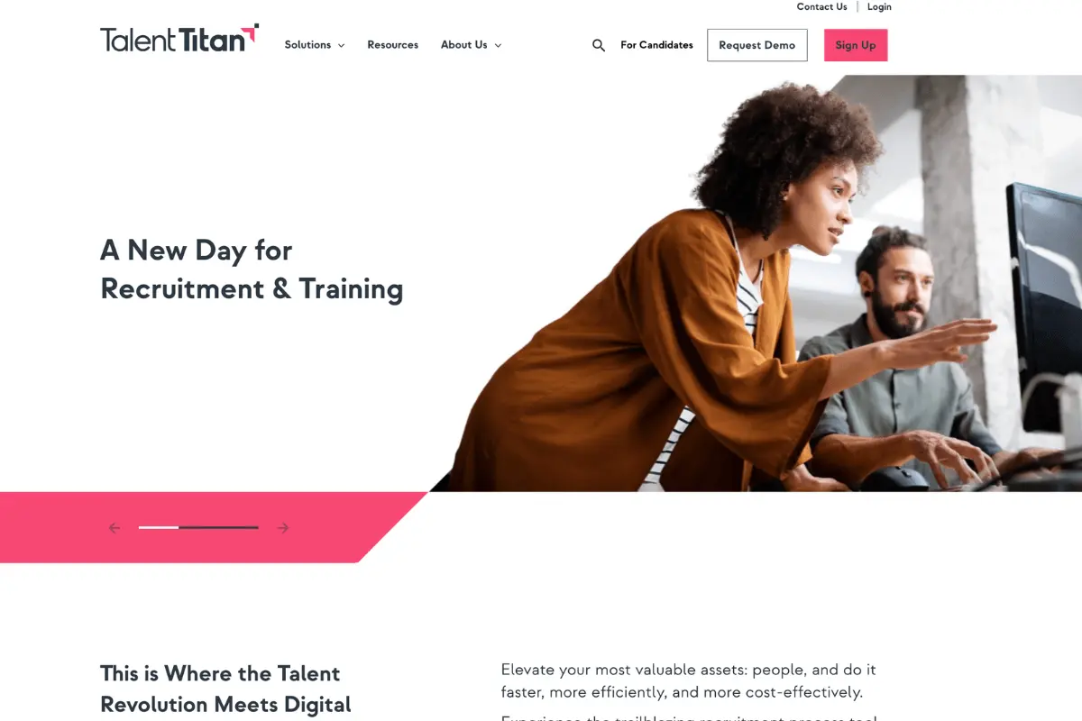 Talent Titan dashboard