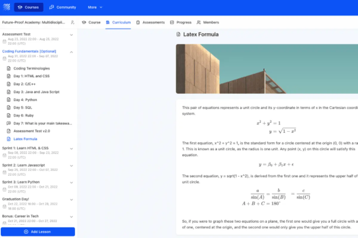 Teachfloor dashboard