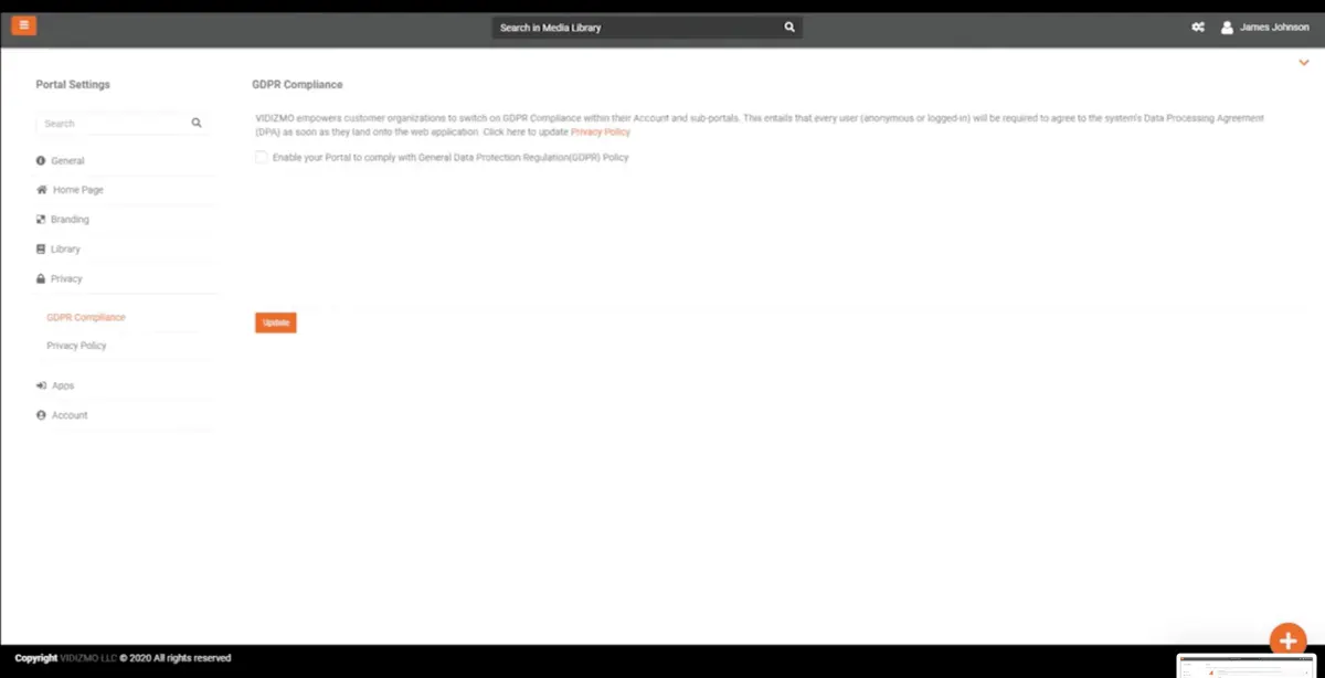 vidizmo enterprisetube gdpr