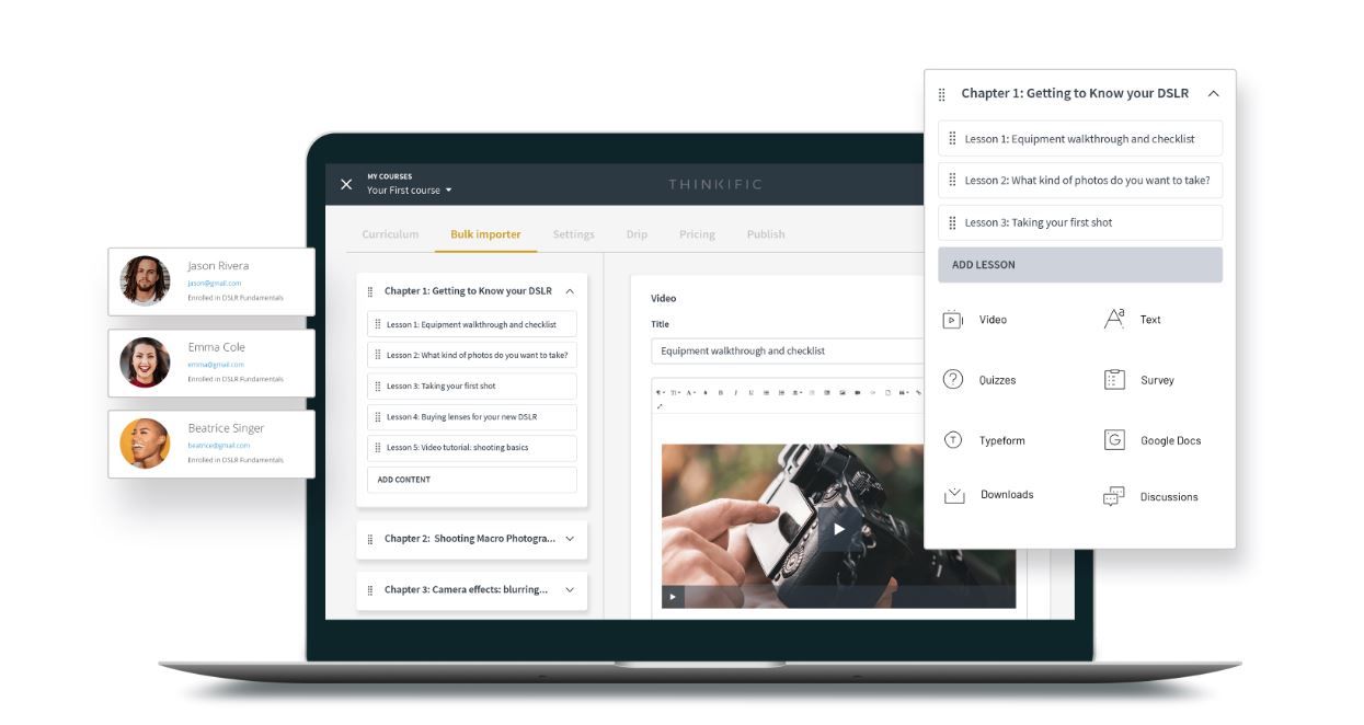 Thinkific Plus Course Builder